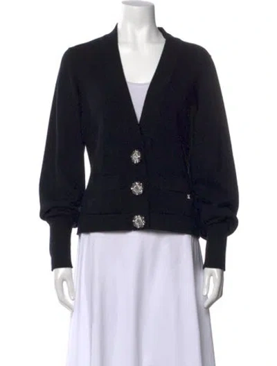Pre-owned Chanel 2022 Metiers D'art Collection Sweater In Black