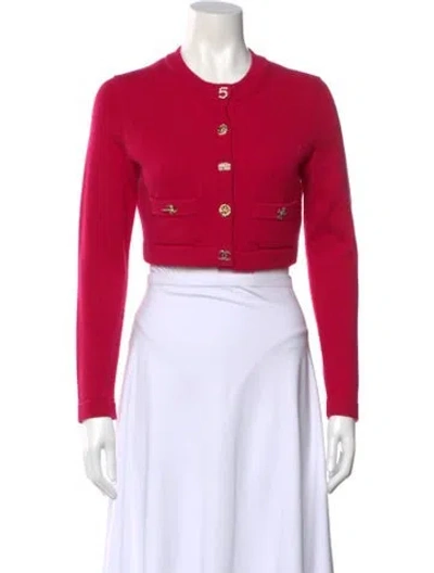 Pre-owned Chanel 2022 Metiers D'art Collection Sweater In Pink