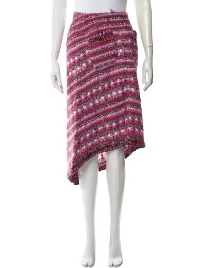 Pre-owned Chanel 2022 Midi Length Skirt In Multi