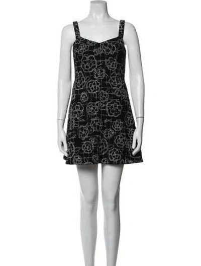 Pre-owned Chanel 2022 Mini Dress In Blue