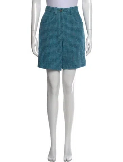 Pre-owned Chanel 2022 Mini Shorts In Blue