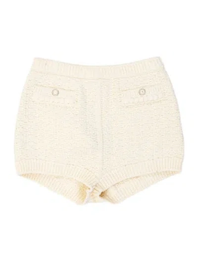 Pre-owned Chanel 2022 Mini Shorts In Neutrals