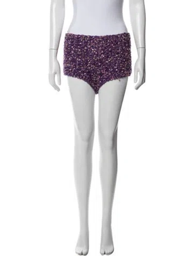 Pre-owned Chanel 2022 Mini Shorts In Purple