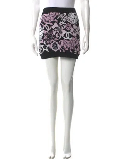 Pre-owned Chanel 2022 Mini Skirt In Black