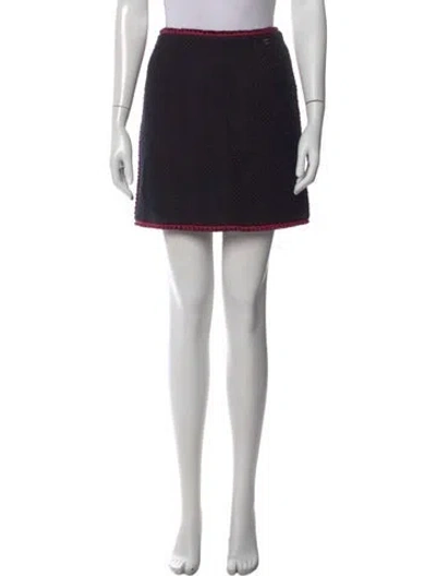 Pre-owned Chanel 2022 Mini Skirt In Black