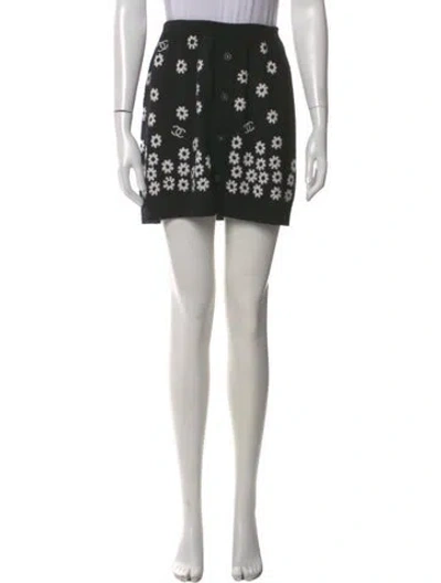 Pre-owned Chanel 2022 Mini Skirt In Black