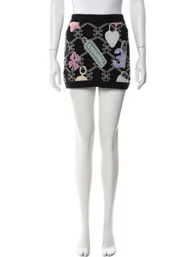 Pre-owned Chanel 2022 Mini Skirt In Black