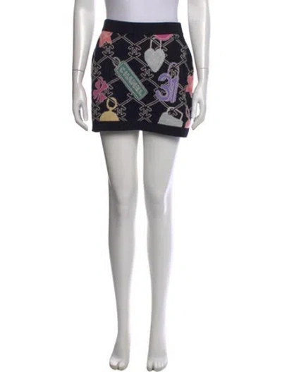 Pre-owned Chanel 2022 Mini Skirt In Black