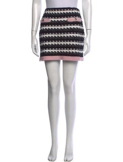Pre-owned Chanel 2022 Mini Skirt In Black/metallic