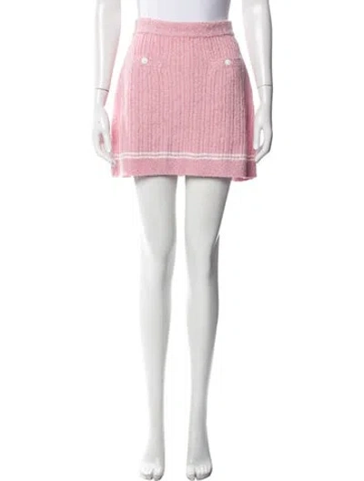 Pre-owned Chanel 2022 Mini Skirt In Pink