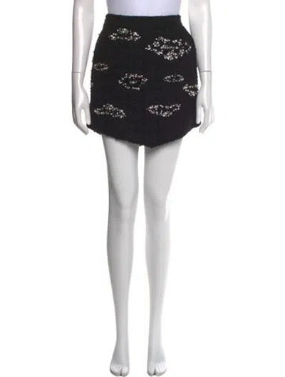 Pre-owned Chanel 2022 Mini Skirt W/ Tags In Black