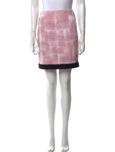 Pre-owned Chanel 2022 Mini Skirt W/ Tags In Pink