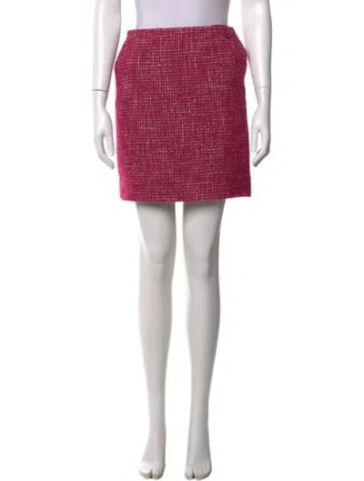 Pre-owned Chanel 2022 Mini Skirt W/ Tags In Pink
