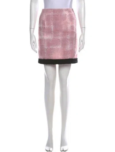 Pre-owned Chanel 2022 Mini Skirt W/ Tags In Pink