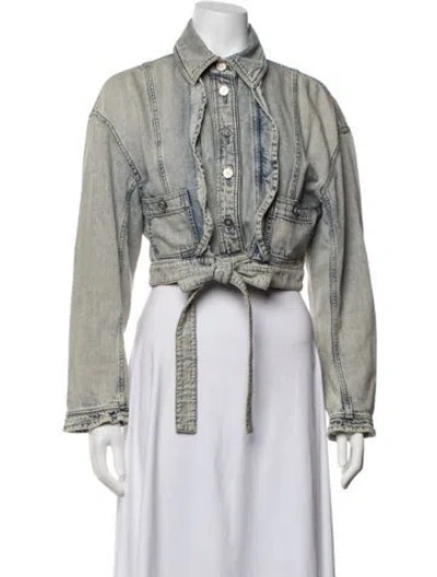 Pre-owned Chanel 2022 Paris-le19m Denim Jacket In Blue