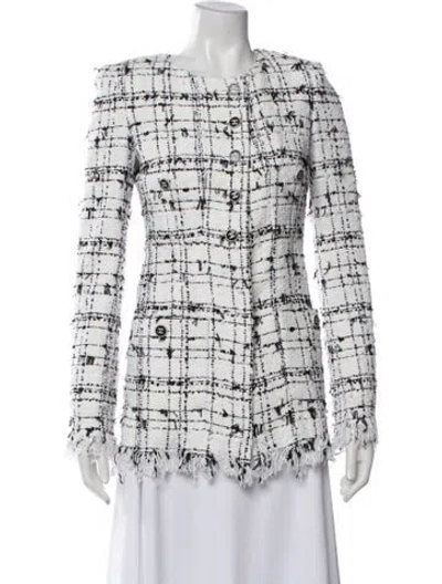 Pre-owned Chanel 2022 Paris-monte Carlo Jacket In White