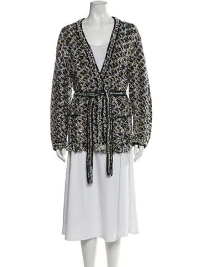 Pre-owned Chanel 2022 Printed Sweater In Multi
