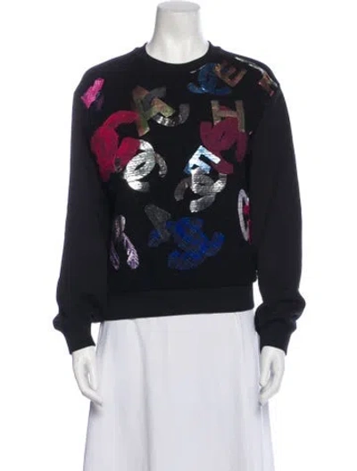 Pre-owned Chanel 2022 Printed Sweatshirt In Multi