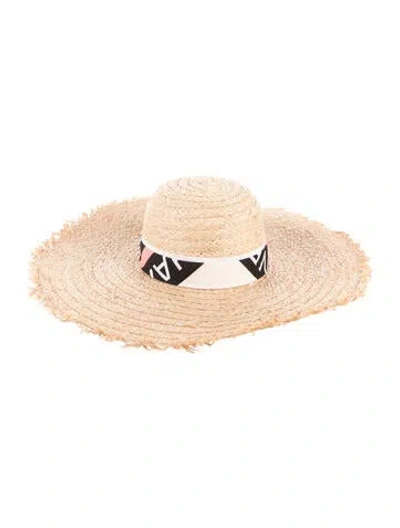 Pre-owned Chanel 2022 Raffia Hat In Neutrals