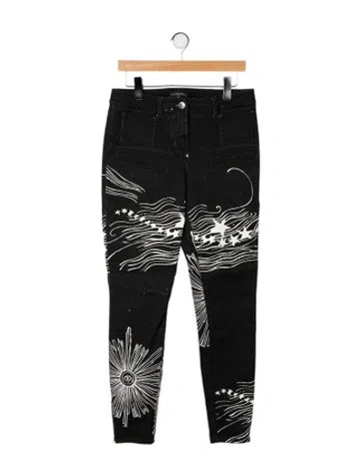 Pre-owned Chanel 2022 Skinny Leg Jeans In Black