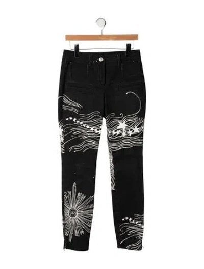 Pre-owned Chanel 2022 Skinny Leg Jeans In Black