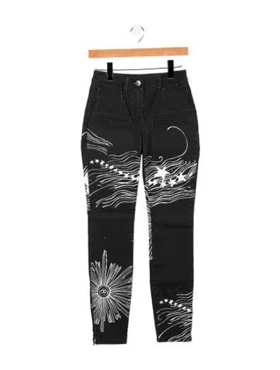 Pre-owned Chanel 2022 Skinny Leg Jeans W/ Tags In Black