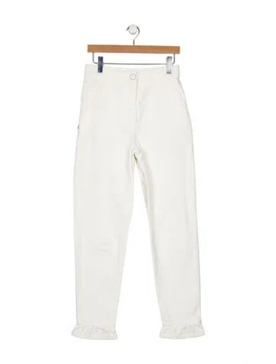 Pre-owned Chanel 2022 Straight Leg Jeans In Neutrals