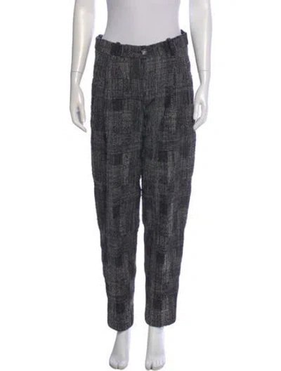 Pre-owned Chanel 2022 Straight Leg Pants In Black