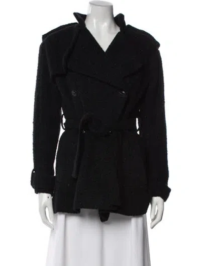 Pre-owned Chanel 2022 Tweed Pattern Jacket In Black
