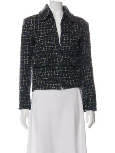 Pre-owned Chanel 2022 Tweed Pattern Jacket W/ Tags In Multicolor