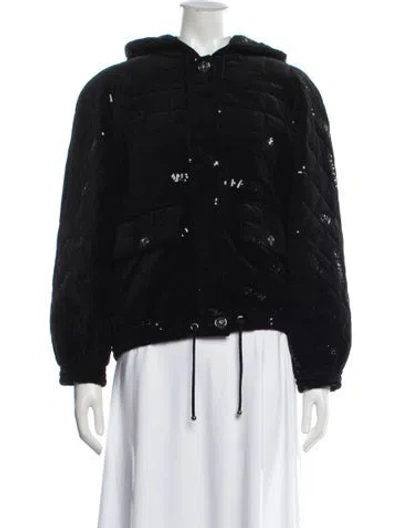 Pre-owned Chanel 2022 Velvet Jacket W/ Tags In Black