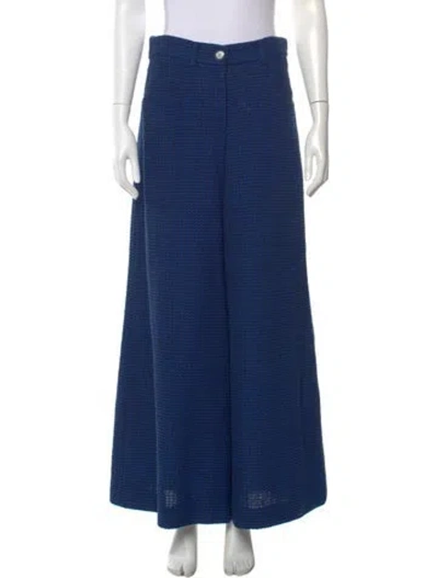 Pre-owned Chanel 2022 Wide Leg Pants In Multi