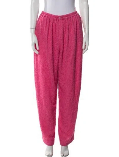 Pre-owned Chanel 2022 Wide Leg Pants In Pink
