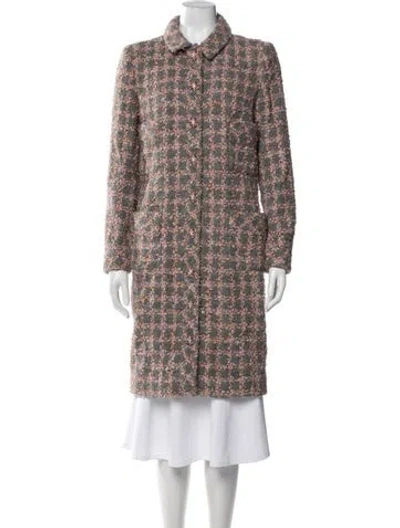 Pre-owned Chanel 2022 Wool Coat W/ Tags In Multi