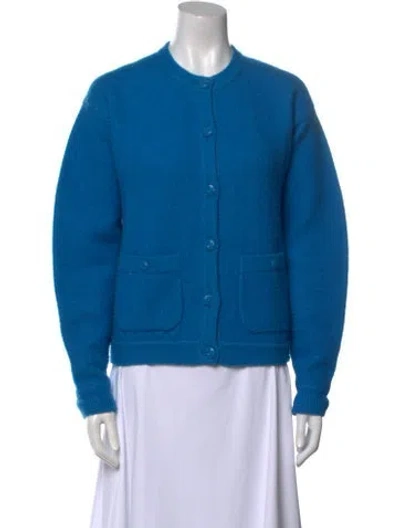 Pre-owned Chanel 2022 Wool Sweater In Blue