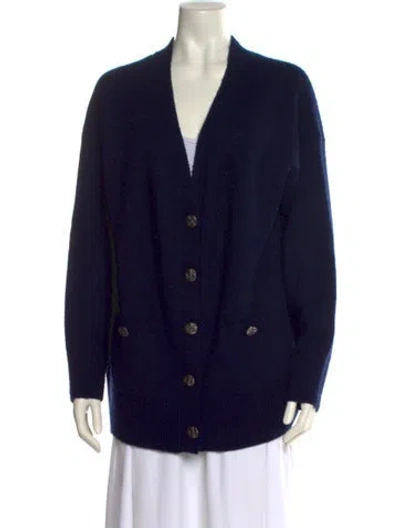 Pre-owned Chanel 2022 Wool Sweater In Blue