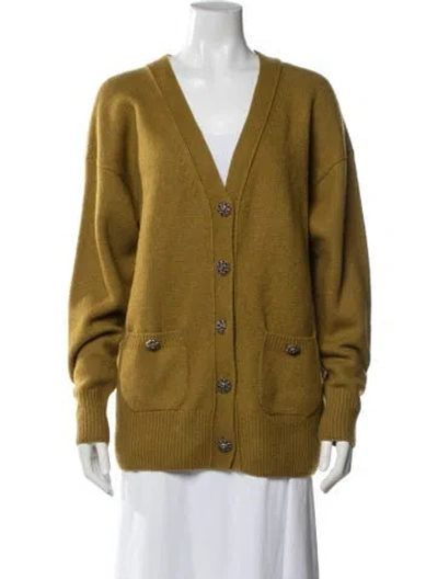 Pre-owned Chanel 2022 Wool Sweater In Green