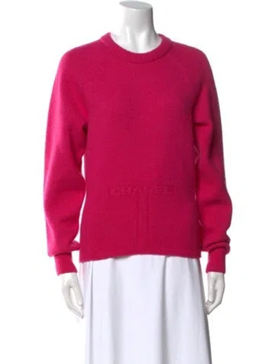 Pre-owned Chanel 2022 Wool Sweater In Pink