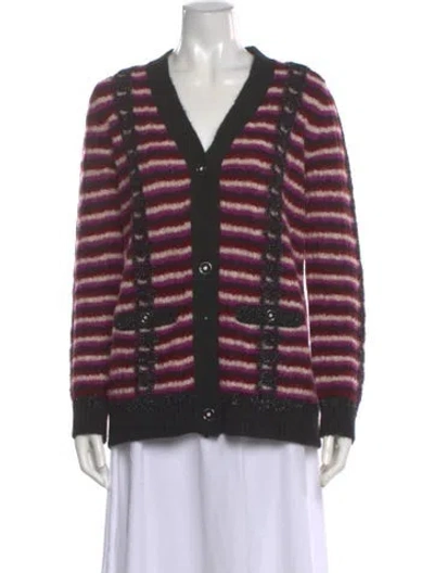 Pre-owned Chanel 2023 Alpaca Sweater In Black