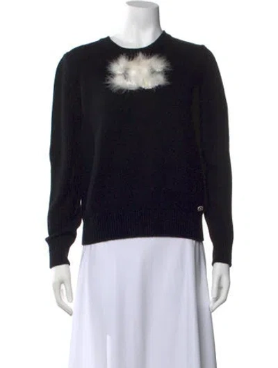 Pre-owned Chanel 2023 Cashmere Sweater In Black