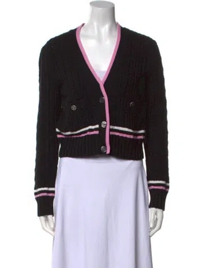 Pre-owned Chanel 2023 Cashmere Sweater In Black