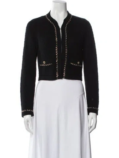 Pre-owned Chanel 2023 Cashmere Sweater In Black