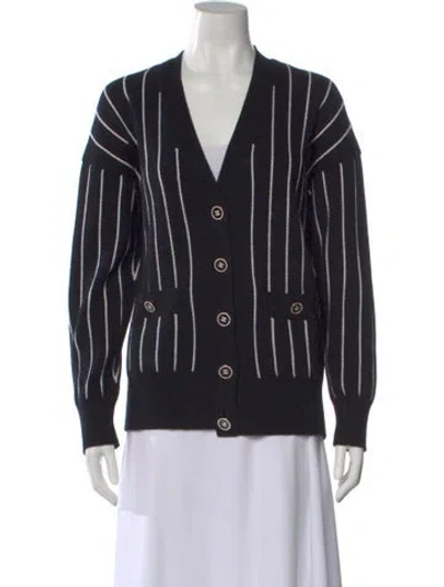 Pre-owned Chanel 2023 Cashmere Sweater In Black