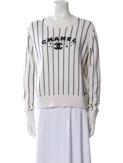 Pre-owned Chanel 2023 Cashmere Sweater In Blue