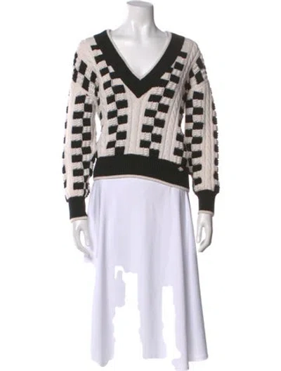 Pre-owned Chanel 2023 Cashmere Sweater In Multi