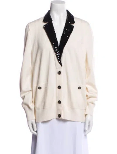 Pre-owned Chanel 2023 Cashmere Sweater In Neutral