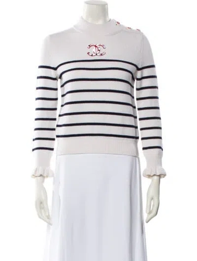 Pre-owned Chanel 2023 Cashmere Sweater In Neutral