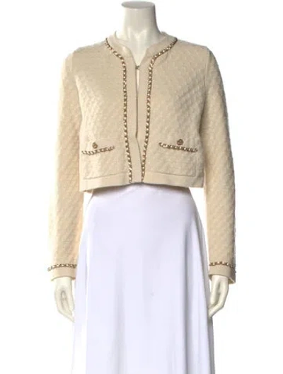Pre-owned Chanel 2023 Cashmere Sweater In Neutral