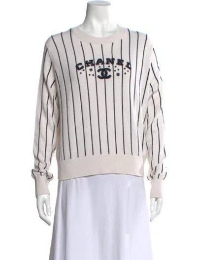 Pre-owned Chanel 2023 Cashmere Sweater In Neutral