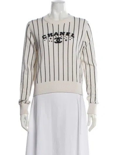 Pre-owned Chanel 2023 Cashmere Sweater In Neutral